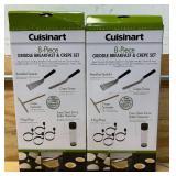 Cuisinart 8-Piece Griddle Breakfast & Crepe Set lot of 2