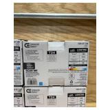 3in. Integrated LED Canless Recessed Light with White Trim, Silver and White Reflectors and CCT, (lot of 4)