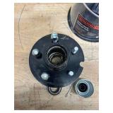 Ultra-Tow XTP Ultra-Pack Trailer Hub, 5 on 4-1/2in. 1750-Lb. Capacity (broken bearing)