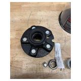 Ultra-Tow XTP Ultra-Pack Trailer Hub, 5 on 4-1/2in. 1750-Lb. Capacity (broken bearing)