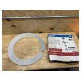 DuraVent DuraPlus 6-8 in. D 18 Ga. Galvanized Steel Storm Collar