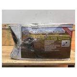 12-Volt ATV Hitch Mount Receiver 125 lbs. Grass, Seed, Fertilizer Spreader (sold as is)