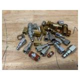 variety of air hose quick connectors and fittings