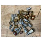 variety of air hose quick connectors and fittings