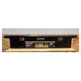 Northern Tool Slim Low Profile Crossover Truck Tool Box - Aluminum, Gloss Black, Paddle Latches, 69in. x 12in. x 13in. (Sold as is)