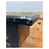 Northern Tool Slim Low Profile Crossover Truck Tool Box - Aluminum, Gloss Black, Paddle Latches, 69in. x 12in. x 13in. (Sold as is)