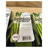 Bellingham Bamboo Gardener Unisex Palm-dipped Gardening Gloves Green S (lot of 4)