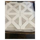 Angora Geometric Pattern Tile Sheets - 10 Sheets per Box - Made in Vietnam