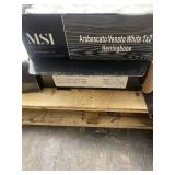 MSI Arabescato Vendalo White Herringbone Marble Tile Mosaic - 2 Boxes