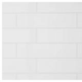Daltile Restore Bright White 3x12 Ceramic Wall Tile - 2 Boxes (96 pcs, 24 sq ft)