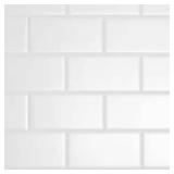Daltile Restore Bright White 3x6 Ceramic Tile - 100 Pcs/Box 4 Boxes