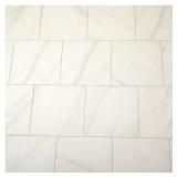 Daltile SL60 Bianco Calacatta Porcelain Tile - Floor & Wall, 3 Boxes 12" X 12"