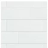 Daltile Restore Ceramic Wall Tile 8 x 24 in White 5 Boxes