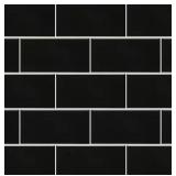 Daltile Restore Matte Black 3x6 Ceramic Wall Tile - 2 Boxes (Backsplash/Wall Use)