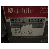Daltile Restore Bright White 10x14 Ceramic Tile - 7 Boxes