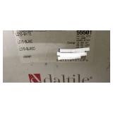 Dal-Tile LuxeCraft LC15 White 6x6 Tile - 48 Tiles/Box, 12 SF Coverage 3 Boxes