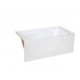 Swiss Madison Voltaire 48x32 Right-Hand Drain Alcove Bathtub with Apron SM-AB551 (2-Pack)