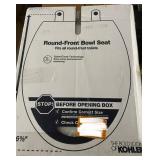 KOHLER Round-Front Toilet Bowl Seat Fits All Round-Front Toilets