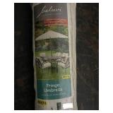 Belavi Fringe Market Umbrella - 9 ft Canopy, SKU 88474