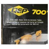 QEP 700XT Tile Wet Saw with Extension Table - 7-inch Blade