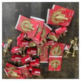 Celebrate! Ganeshji Idol Decor - Brass Ganesha Figurines & 3-Piece Lotus Hanging Decor (Diwali)