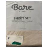 Bare Home Split King Sheet Set - Premium Microfiber - Flat + 2 Fitted + 2 Pillowcases