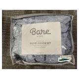 Bare Home Oversized King Duvet Cover Set - Duvet Cover + 2 Pillow Shams, Premium Microfiber