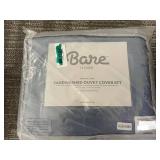 Bare Home Sandwashed Duvet Cover Set - King/Cal King - Duvet Cover + 2 Shams - Premium Microfiber