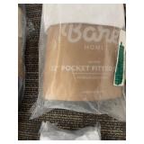 Bare Home Cal King Duvet Cover Cal King, French Beige + 2 Bed Skirts + 22-in Pocket Fitted Sheet