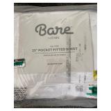 Bare Home Cal King Duvet Cover Cal King, French Beige + 2 Bed Skirts + 22-in Pocket Fitted Sheet