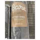 Bare Home Cal King Duvet Cover Set & Fitted Sheet - Premium Microfiber