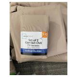 Bare Home Queen Sheet Set - Mainstays Pillowcases (2) - Cotton Delight Bedding - Queen Bed Skirt