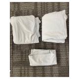 White Bed Sheets and Pillowcases Queen