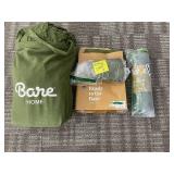 Queen Sized Bedding Lot Olive Green