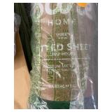 Queen Sized Bedding Lot Olive Green