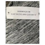 MS Grey Space-Dyed Jersey Queen Sheet Set