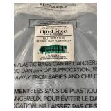 BH&G Quilt Full/Queen - Bare Home Bed Skirt Full - Sandwashed Sheet Full - Fitted Sheet Dusty Blue