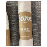 Bare Home Full Bed Skirt Premium Microfiber - 5-Pack