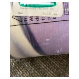 Throw Blankets - Purple Gradient Swirl & Orange Graphic (Lot of 2)