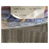 DECMAY Purple Twin Size Comforter - New Made in China