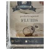 SafeRest Premium Mattress Protector - Fluid Protection,  Fits Twin