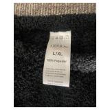 SERRA Black Teddy Pajama Fleece Dress - L/XL