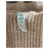 Serra Knit Cardigan Set - Open-Front - Pink and Black - M/L