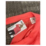 Active Pullover Duo XL Coral Red & White/Beige Hooded Color-Block Pullovers (Lot of 2)