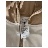 Active Pullover Duo XL Coral Red & White/Beige Hooded Color-Block Pullovers (Lot of 2)