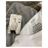 Serra Relaxed Shirts - 2-Pack - Size S - Grey Heather & White