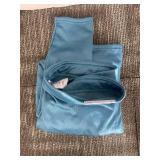 SERRA Fleece-Lined Leggings XL & White Button-Front Blouse L