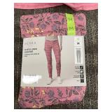 Serra Pink Relaxed T-Shirt & Fleece-Lined Leggings Set - Size M