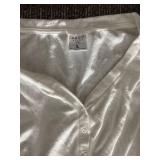Serra Fleece-Lined Leggings XL & White Long-Sleeve Blouse