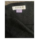 Serra Dress - XL Black Knit Long-Sleeve